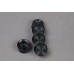 35X17MM BLACK PVC KNOB