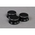 40X18MM BLACK ALUMINUM KNOB