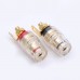  HIFI SINGLE BANANA CONNECTOR 4MM CLASS TYPE PAIR