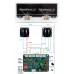 VU METER DOUBLE NEEDLE WITH BOARD  - GTECH