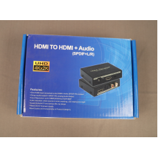 HDMI TO HDMI + OPTICAL + 2RCA (SPDIF+L/R)