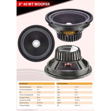 8" 40W WOOFER  - SWETON