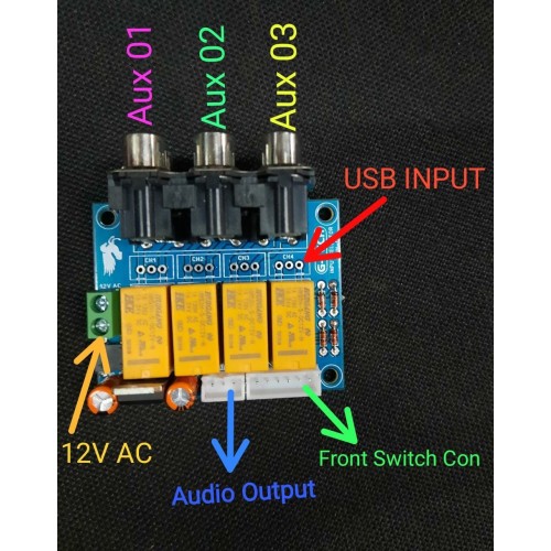 4 Way Audio Input Selector GTECH