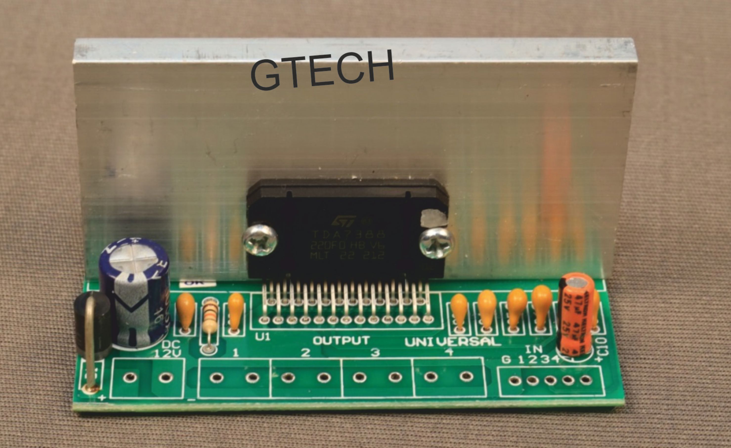 4CH AMP TDA 7388 BOARD - UNIVERSAL AUDIO