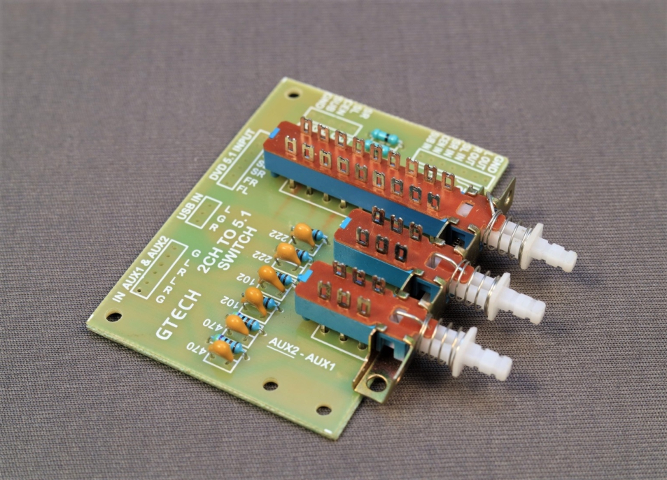 2CH TO 5.1 SWITCHING BOARD - GTECH