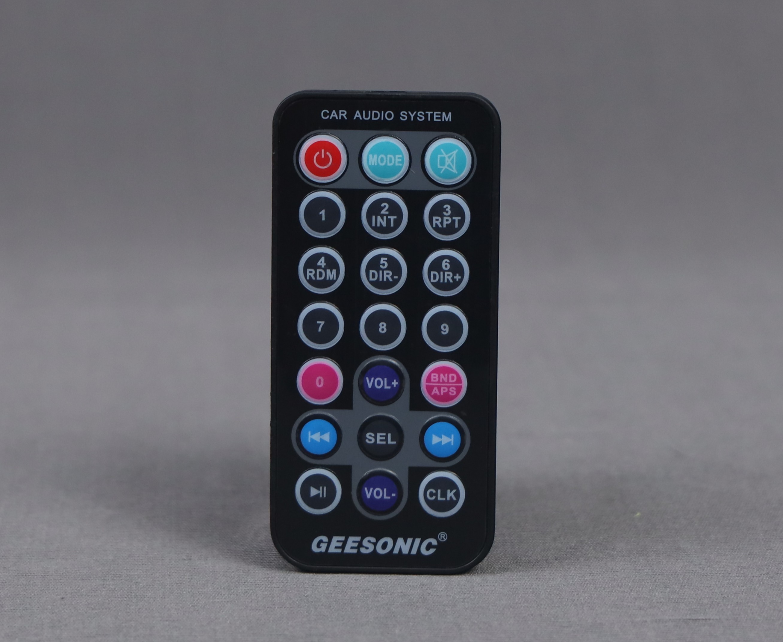 GEESONIC CAR STEREO BLACK REMOTE